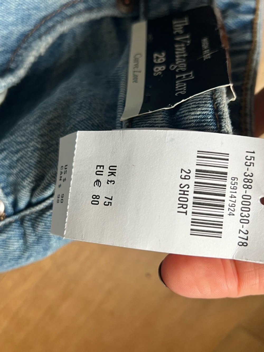 Abercrombie & Fitch High Rise Vintage Flare - NWT - Picture 3 of 4